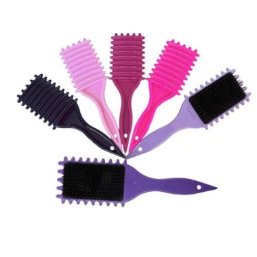 Imagem de Escova de Cabelo com Cerdas de Javali Com Dentes para Reduzir a Pressão e Separação Garantindo Cachos Perfeitos(Cor Aleatoria)