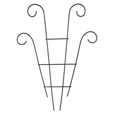 Imagem de GLOGLOW Rack de Escalada para Jardinagem, Estrutura de Ferro, Treliça Decorativa de Suporte, Suporte de Planta de 16 Polegadas para Uso Interno e Externo