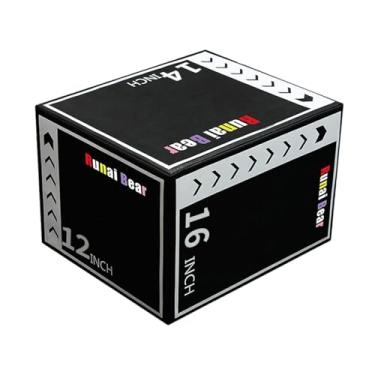 Imagem de Dynwave Caixa de salto pliométrica Equipamento de exercício de salto Treinamento de força Caixa de degrau para exercício, Style B