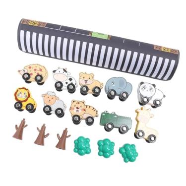 Imagem de XUXHOU Tapete de Brincar para Carro, Conjunto de Brinquedos de 16 Peças Com Design de Tráfego Rodoviário, Tapete Educacional e Interativo para Brincadeiras de Crianças Em Casa ou na Escola