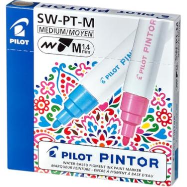 Imagem de Marcador Artístico, Pilot, Pintor Sw-Pt-F, 1.4mm, Branco, Caixa com 6