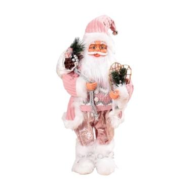 Imagem de CarpNettore Boneco de Papai Noel para Mesa, Enfeite de Mesa, Estatueta de Natal, Figura de Papai Noel em Pé para Casa, Vitrine de Loja de Férias, 45cm