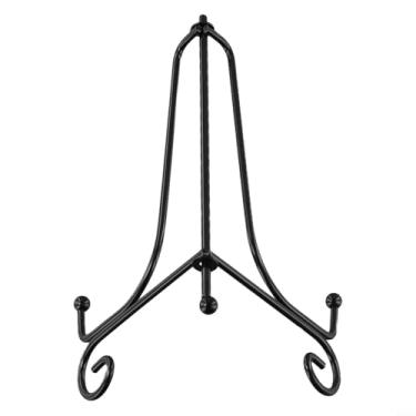 Imagem de Porta-retrato faça você mesmo, suporte de exibição de ferro preto, suporte de armazenamento de cavalete de ferro, placa de ferro preto, suporte de foto, para decoração de casa, tigela de fotos, bolo