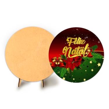 Imagem de Painel Sublimado 50cm C Elastico Natal + Suporte MDF (NAT120)