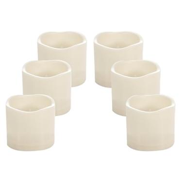 Imagem de Velas sem chamas à prova d'água operadas por bateria ao ar livre com temporizador automático, resina plástica cintilante, luzes de pilar elétricas de LED para lanterna, pátio, jardim, decorações de