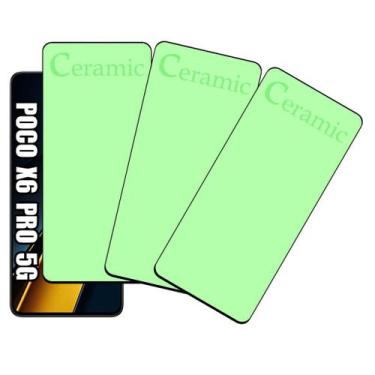 Imagem de KIT 3x Películas de Cerâmica 9D Para Xiaomi Poco X6 Pro 5g - NoBrand