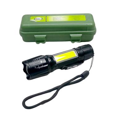 Imagem de Mini Lanterna Recarregável Led Tática Usb Ideia Id-9595L