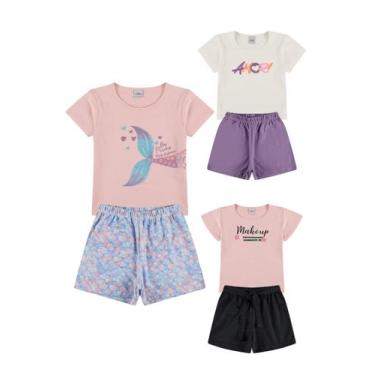 Imagem de Kit 3 Conjuntos Infantil Menina Deliciada - Vida Costeira Oficial, 10