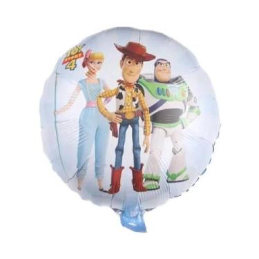 Imagem de Balão De Alumínio Toy Story Buzz Lightyear Woody Para Meninos, Balão D