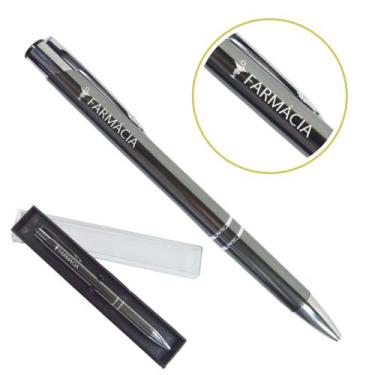 Imagem de Caneta Personalizada Cursos Metal Profissional Coloridas Farmácia - ou