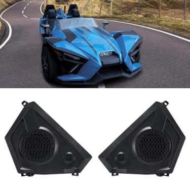 Imagem de HAKA TOUGH Módulos de alto-falante para acessórios Polaris Slingshot 2018-2020, caixas de alto-falante para gabinetes de painel lateral Slingshot SLR SL R, substitui OEM 2414071