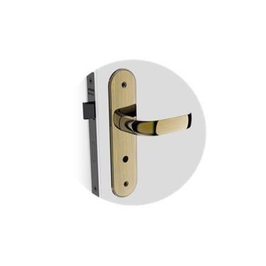 Imagem de Fechadura interna banheiro new ícaro antique brass - soprano