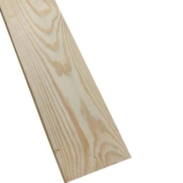 Imagem de Kit 3 Prateleira Madeira Pinus Tábuas Pronta p/Decorar Sala, Quarto, Cozinha 100% Natural (40cm x 15cm)