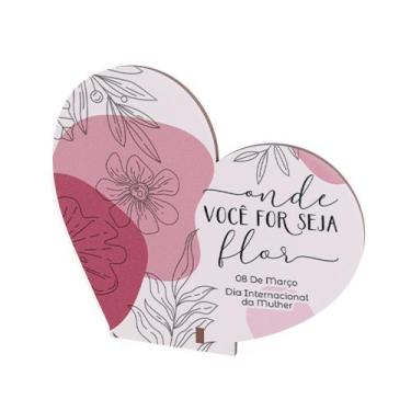 Imagem de Kit Especial com 30 Lembrancinhas de Coração para o Dia das Mulheres -