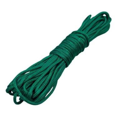 Imagem de Corda Náutica De Polipropileno 4mm Rolo Com 15 Metros (Verde Cabaré)