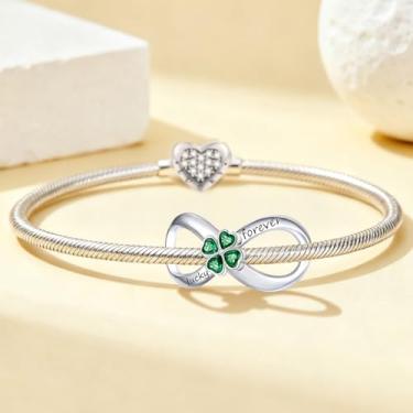 Imagem de 1 peça de berloque de prata elegante para mulheres, faça você mesmo e roupa diária combinando joias decoração presente para mamãe, 9.47*19.88mm, Prata, Sem Pedra Preciosa