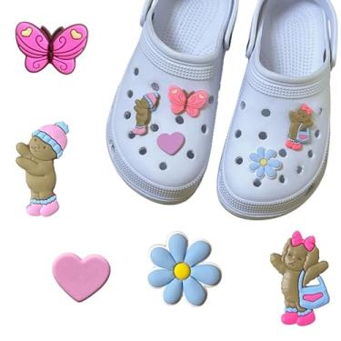 Imagem de Kit 5 Pins Bottons Enfeites para Babuches Calçados Diversos Temas (Bobbie Goods 1)