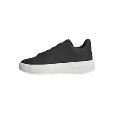 Imagem de adidas Tênis masculino Acesmash, Preto/Preto/Branco, 35