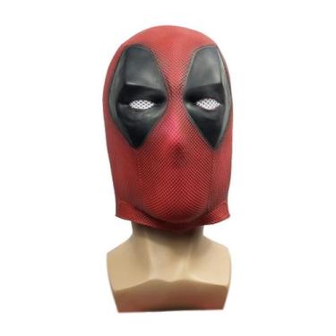 Imagem de Máscara Deadpool Latex para festa à fantasia de carnaval de Halloween 