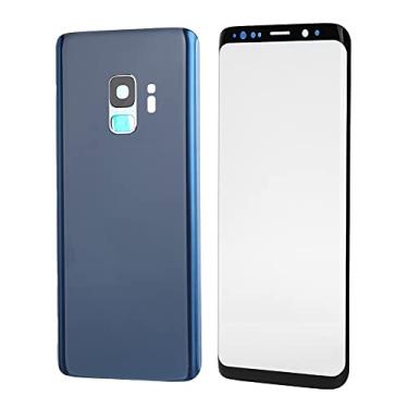 Imagem de KIMISS Conjunto de Substituição de Lente de Vidro Traseira Traseira do Telefone e Lente de Vidro da Tela Frontal para S9 G960 - Kit DIY Completo Com Ferramentas Incluídas (#12)