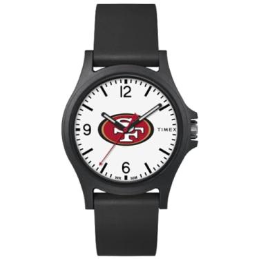 Imagem de Relógio masculino Timex Arena 40 mm - San Francisco 49ers, Preto