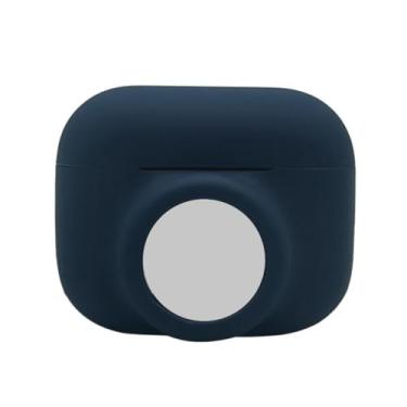 Imagem de Dpofirs Capa de Fone de Ouvido 2 Em 1, Capa Protetora de Silicone Preto Lavável Resistente a Choques Com Cobertura Total para Fones de Ouvido Pro, Com Espaço Dedicado para Localizador (type2)