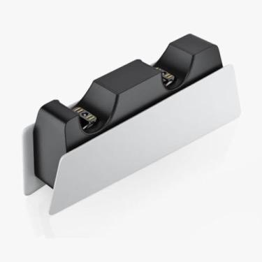 Imagem de Base de Carregamento Duplo para Controles com LED e Carga Rápida