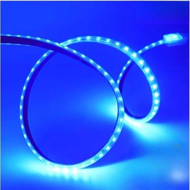 Imagem de Kit Mangueira LED Direta 5050/2835 IP65 120 LEDs por Metro – 1m a 10m 18W/m Bivolt 110V/220V(220v azul)