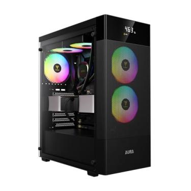Imagem de Gabinete Gamer Gamdias Aura GC5 Elite Preto ARGB com 3 Fans