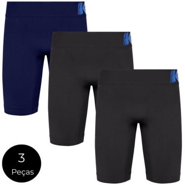 Imagem de Kit 3 Bermudas Térmicas Esportivas Alta Compressão Keeper-Masculino