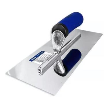 Imagem de Desempenadeira para cimento queimado e marmorato pró - inox - DOCE LAR