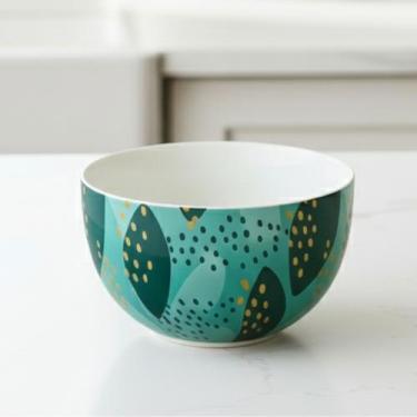 Imagem de Tigela Bowl de Cerâmica Broome 600ml  Tigela 14cm Elegante para Cereai