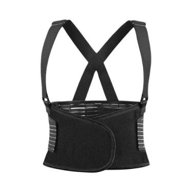 Imagem de Cinta Lombar Reforçada Para Homens E Mulheres: Suporte Para Alívio Da 