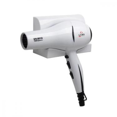 Imagem de Secador De Cabelo De Parede Gama Spa Dryer Turbo Branco 220 V