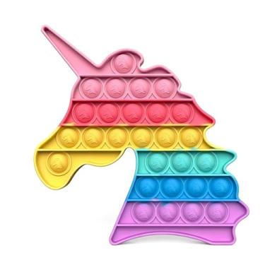 Imagem de Fidget Toys Hand Spinner Anti Stress Pop It Bolha Colorido (Unicórnio)