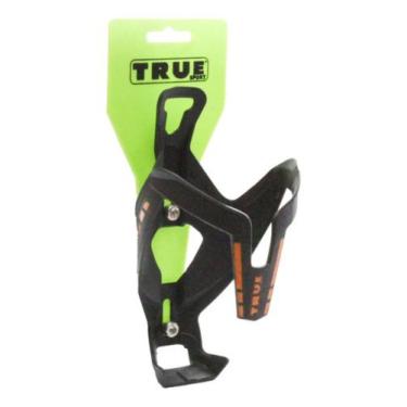 Imagem de Suporte De Garrafa Caramanhola Ciclismo Fibra TRUE FLOW, Preto, Laranj