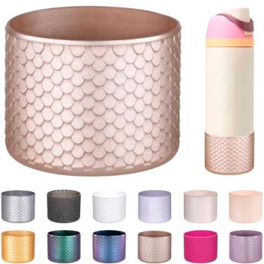 Imagem de Soledea Bota de silicone para garrafa de água Owala 680 g, capa protetora antiderrapante para garrafa de água Owala protege garrafas de água de aço inoxidável FreeSip ou Flip