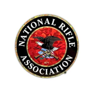 Imagem de Elektroplate Decalque refletivo oficialmente licenciado pela National Rifle Association NRA (8,4 cm) | Adesivo de vinil premium para todos os climas para carro, garrafa de água, tablet, refrigerador
