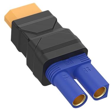 Imagem de Novo conector XT60 EC5 conector XT60 macho para conector fêmea EC5 XT60 terminal de cabo de extensão, sem fios, conectores adaptador de bateria RC, carros, barcos, modelos de ar