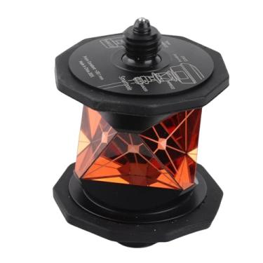 Imagem de aqxreight Refletor Prisma de Estação Total K9 Vidro e ABS Prisma Refletivo de 360 ​​Graus para Aplicativo de Valor de Correção de Túnel 360° PrismaTotal Estação Refletor Grau Refletivo ° Total °