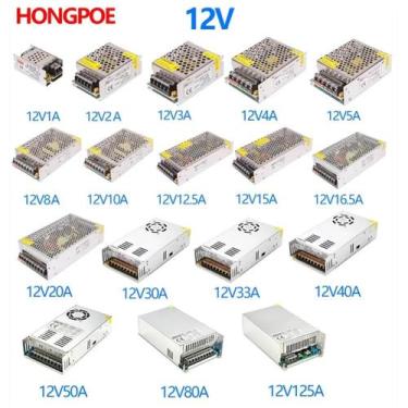 Imagem de Fonte De Alimentação Chaveada 12V 1A a 50A AC-DC SMPS 220V Para 12V - 