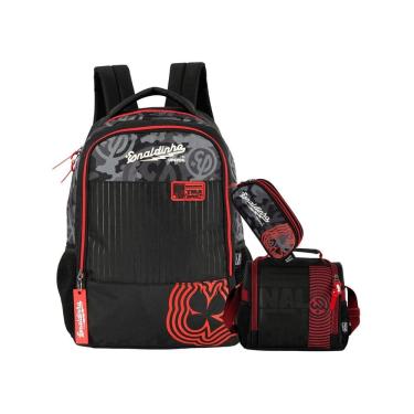 Imagem de Kit Enaldinho Mochila De Costas + Lancheira + Estojo Triplo
