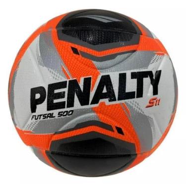 Imagem de Bola Futsal Penalty S11 R2 XXV - Branco e Laranja, Branco, Laranja, Ún