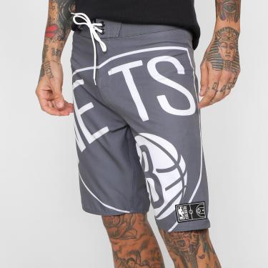 Imagem de Bermuda NBA Brooklyn Nets Maxi Logo Masculina-Masculino