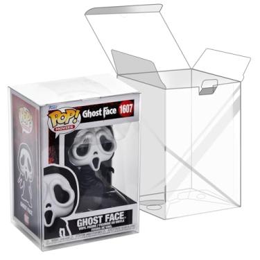 Imagem de 6 Pack Clear Protectors Case Compatible with Funko 4" Pop Figures, 0.5mm Thick PET Display Boxes, Auto-Lock Bottom Design with Protective Film — Ideal for Collections, Display Walls & Bulk Protection