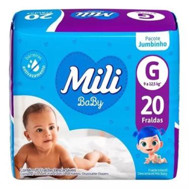 Imagem de Fralda Descartável Mili Jumbinho G 20 Unidades - Mili