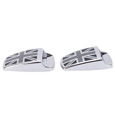 Imagem de Acouto Guarnição da Tampa do Bocal de Spray do Limpador capô Dianteiro Premium Union R50 R52 R55 R56 R57 R58 R59 R60 R61 F54 F55 - Aço Inoxidável 304, Fácil Instalação, Acessório Automotivo Elegante