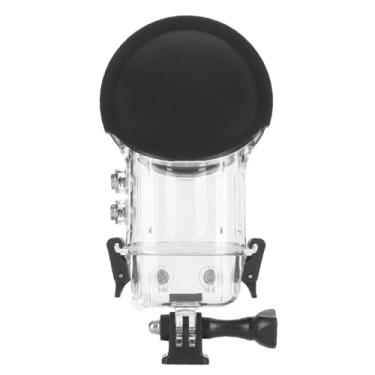 Imagem de Cryfokt ONE X3 Capa Protetora para Mergulho Subaquático Capa de Mergulho para Câmera à Prova D'água de 164 Pés para, Surf, Com Snorkel IPX8 50 M ABS à Prova D'água, Vidro Temperado