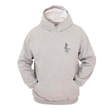 Imagem de Moletom Masculino Fechado Capuz Samurai Conforto Dia a Dia-Masculino