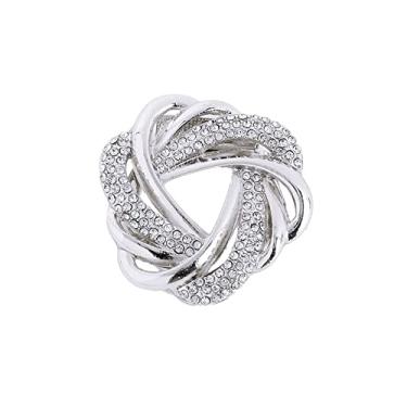 Imagem de Cachecol feminino fivela elegante vintage cachecol anel pérola cristal strass para meninas clipe xale, 1, Metal, Sem pedras preciosas